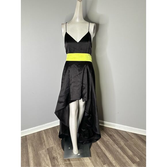 Alice + Olivia Joss Bow Back High-Low Gown SZ US 4 - Picture 5 of 12